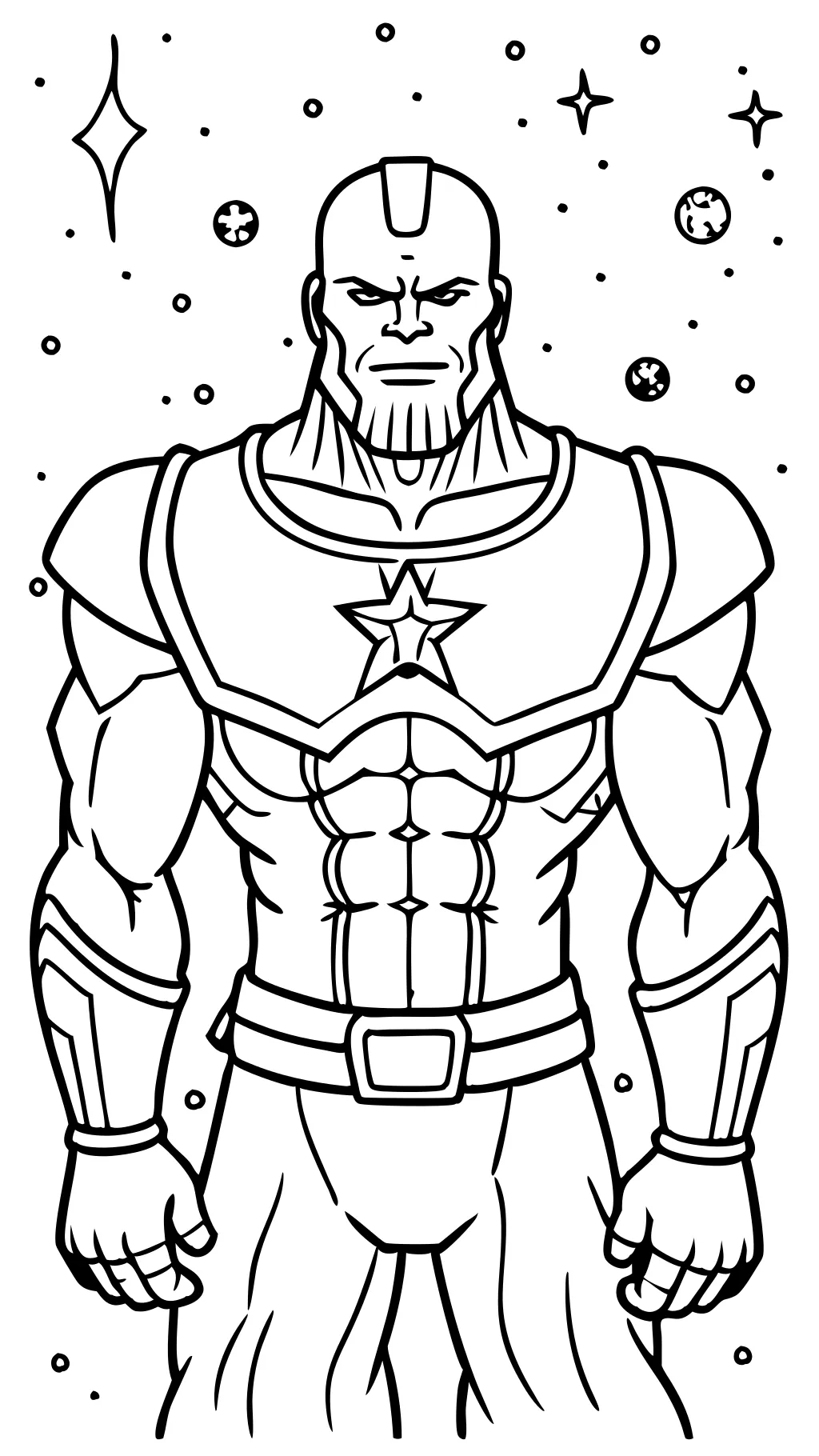 thanos coloring pages